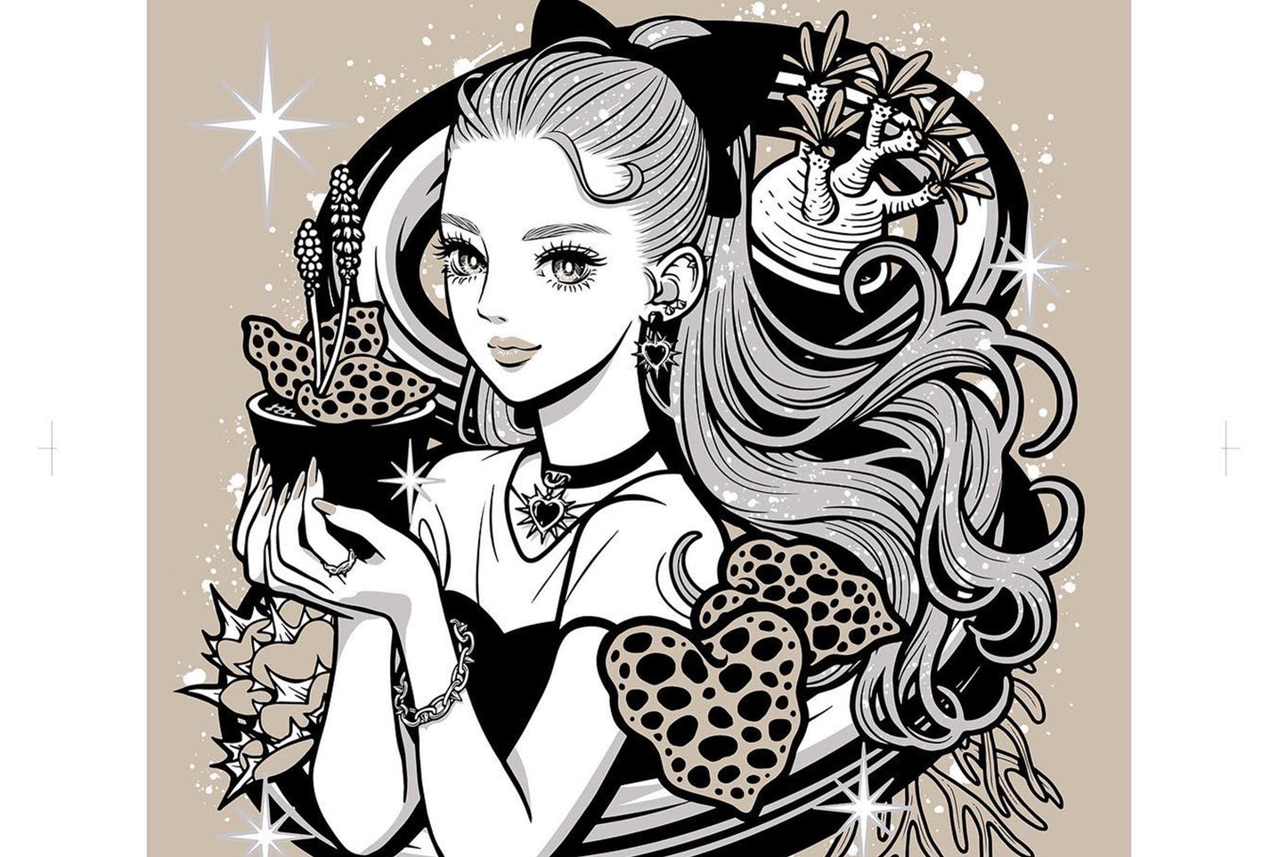 Thorny Heart-Beige