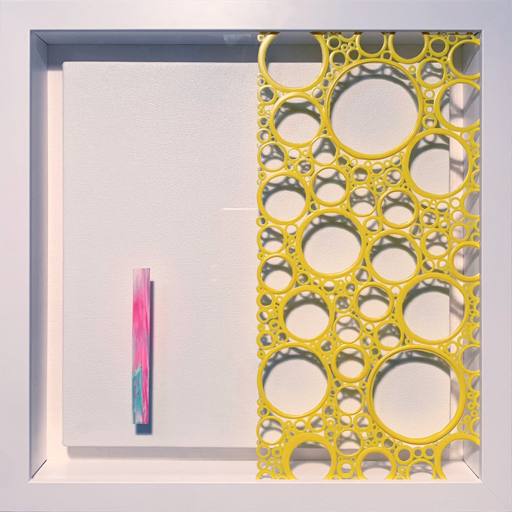 GAP IN SPACE 【Resonance with lines】(Yellow)