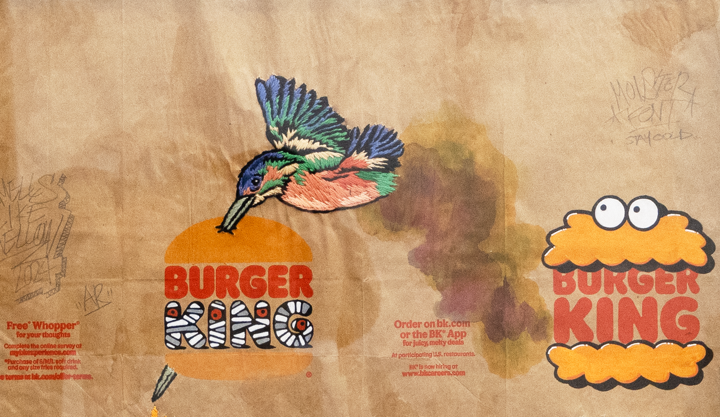 PAPER BAG BK size L / Snake